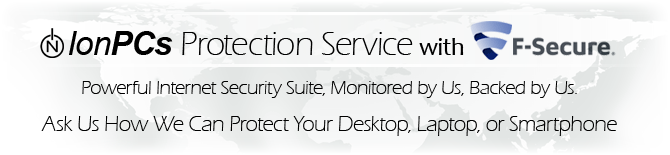 IonPCs Protection Service with F-Secure